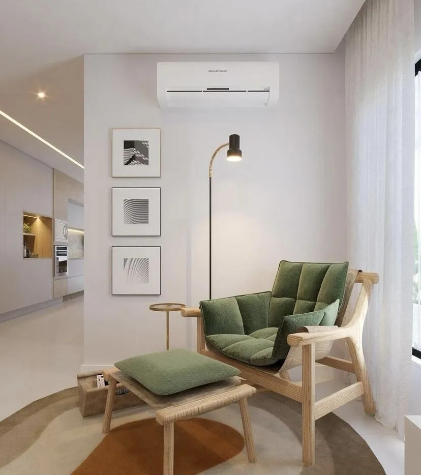 Detalhes do ambiente de terapia, com elementos que promovem bem-estar.