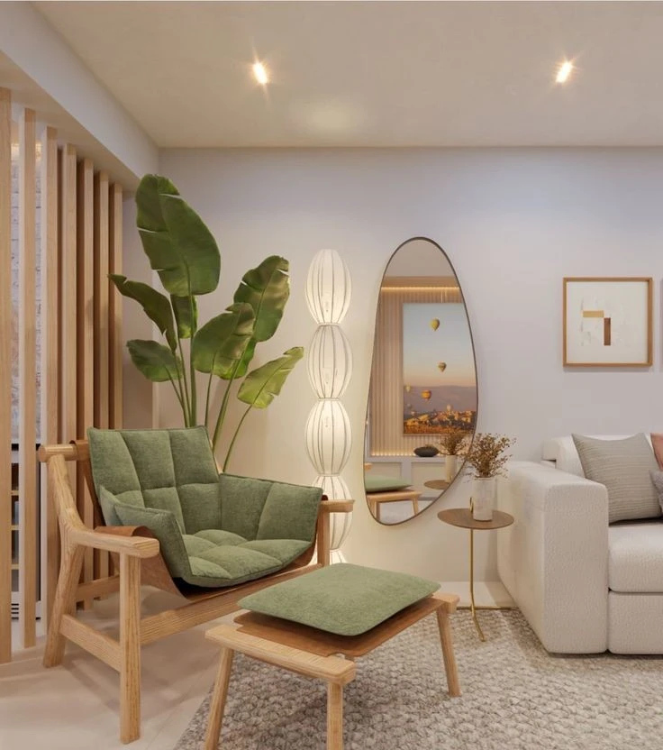 Sala de atendimento psicológico, projetada para conforto e privacidade.